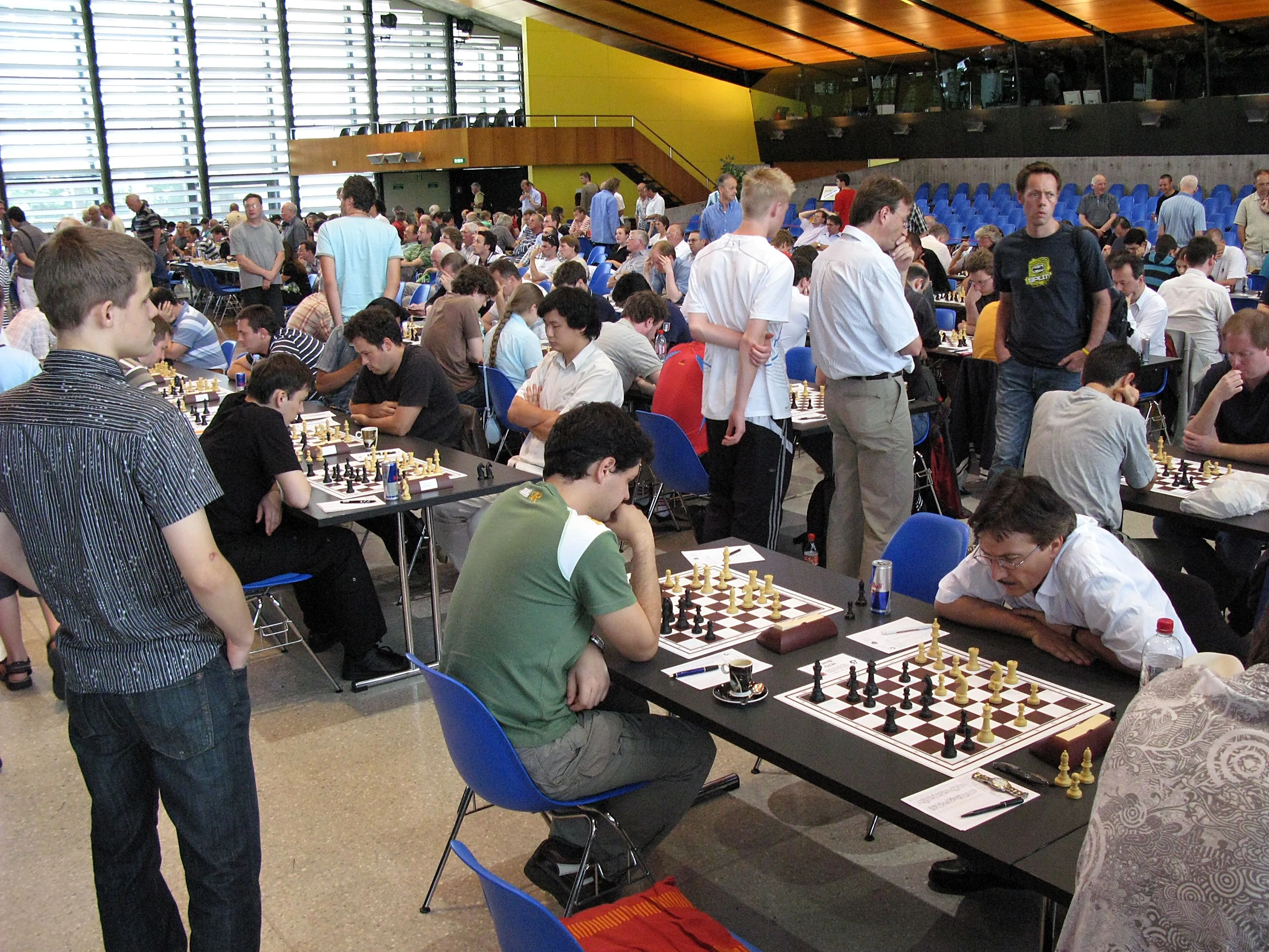 Turnirska sala na Biel Chess Festivalu 2008.