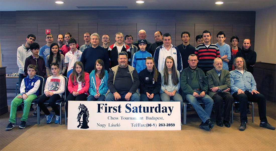 Grupna fotografija učesnika turnira First Saturday March 2014 u Budimpešti
