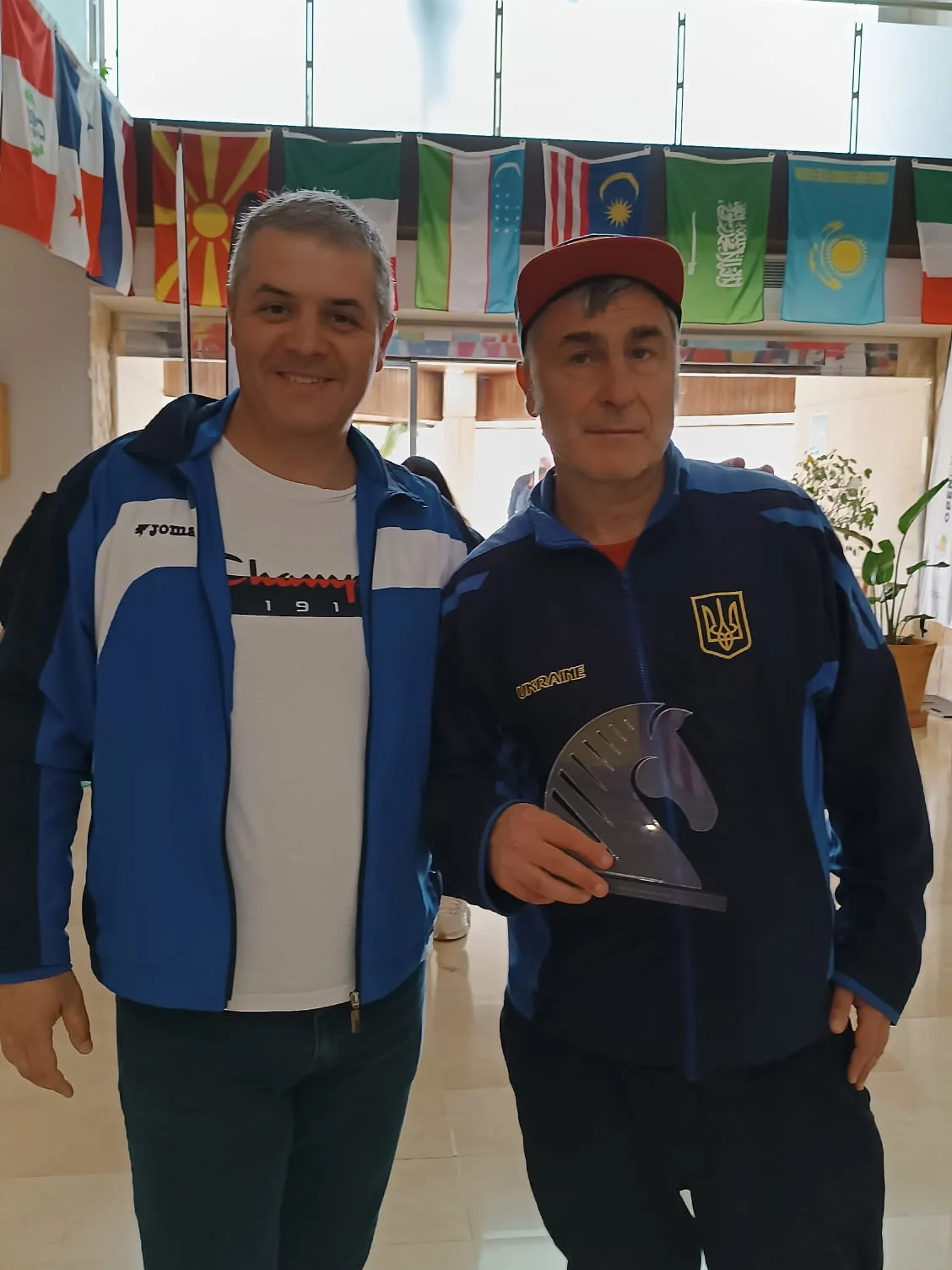 IM Petar Benković sa pobednikom turnira, GM Vasyl Ivanchuk.